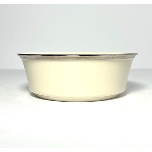 Contemporary Contemporary Lenox “Solitaire” Bone China Dessert Bowls - Set of 4 For Sale - Image 3 of 5