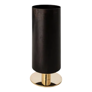 Carl Auböck Model #7247-4 Patinated Brass Vase