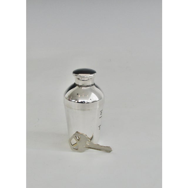 Art Deco Art Deco Napier Silver Plate Shot Glass Size Jigger Cocktail Shaker For Sale - Image 3 of 9
