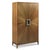 Transitional Solomon Bar Cabinet in Brown For Sale - Image 3 of 3