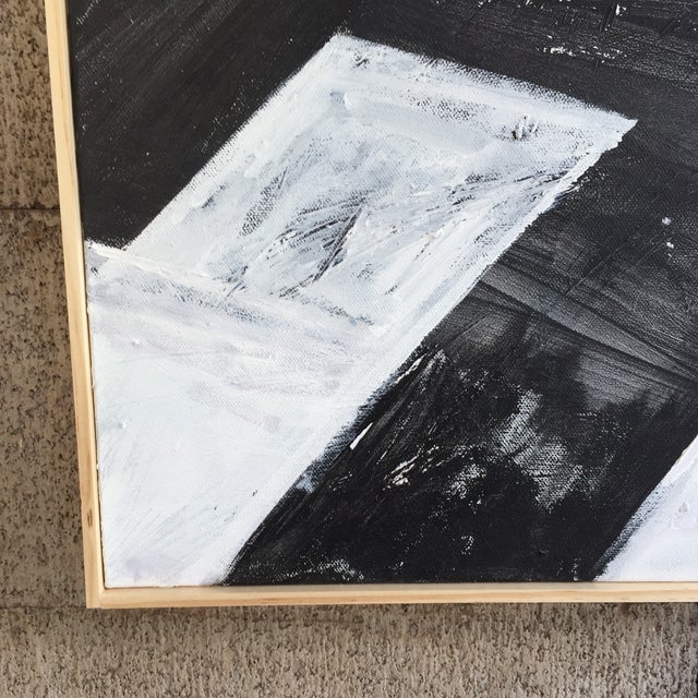 Framed Original Abstract Painting For Sale In San Francisco - Image 6 of 10