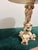 Vintage 1960s Asian Faux-Ivory Resin Opium Side Table - Intricate Relief Carving For Sale - Image 9 of 11