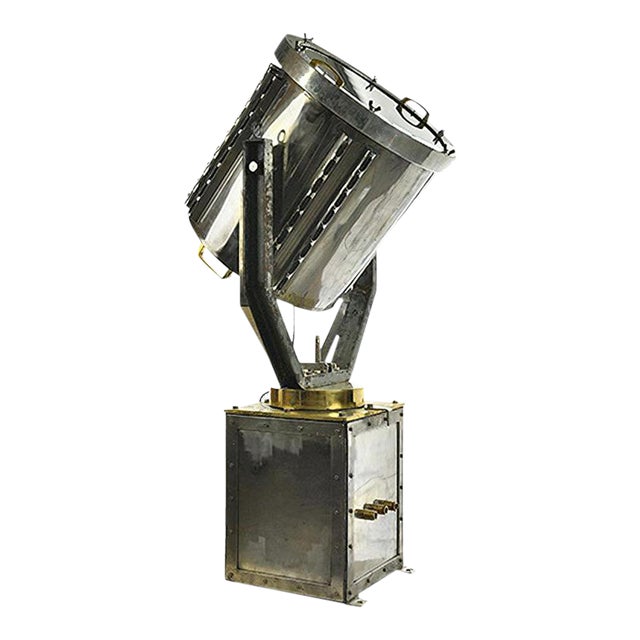 Vintage Boat Spotlight in Chromed Metal Chairish