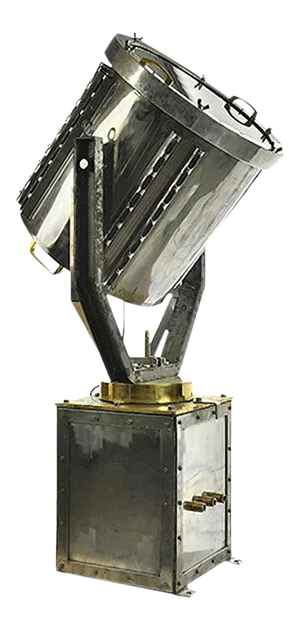 Vintage Boat Spotlight in Chromed Metal