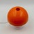 Italian Space Age Mushroom Table Lamp in Orange and White Plastic, 1970s For Sale - Image 4 of 11