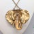 Metal Vintage 1970s Signed Napier Goldtone Elephant Head Pendant Necklace For Sale - Image 7 of 8