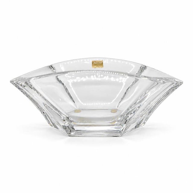 Glass Ginkgo Vide-Poche from Baccarat For Sale - Image 3 of 9