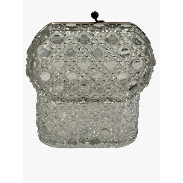 French Baccarat Style Casket Box With Silver Metal Trim For Sale In Tampa - Image 6 of 8