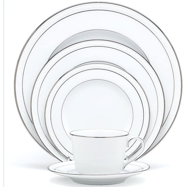 Noritake China Stoneleigh White Scapes Set of 40 Pristine Pcs Chairish