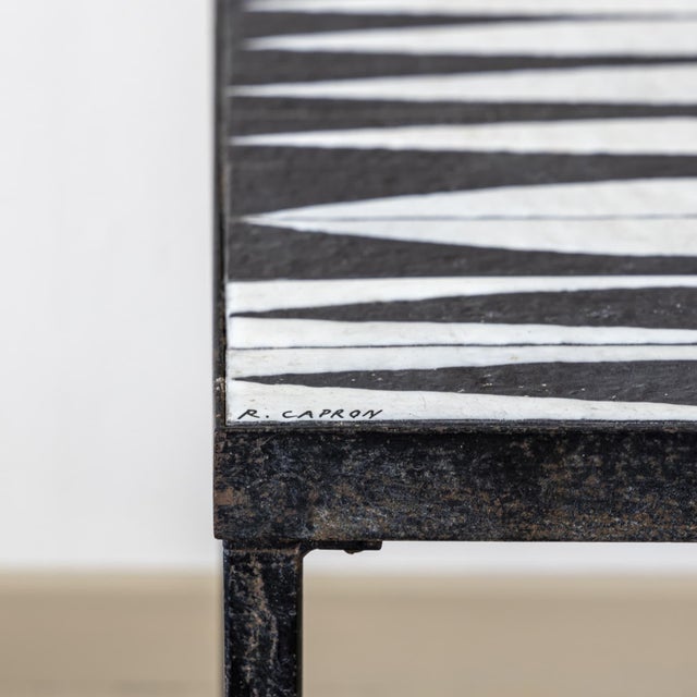 Ceramic Coffee Table with Ceramic Tiles by Roger Capron (1922-2006), France, 1960s For Sale - Image 7 of 11