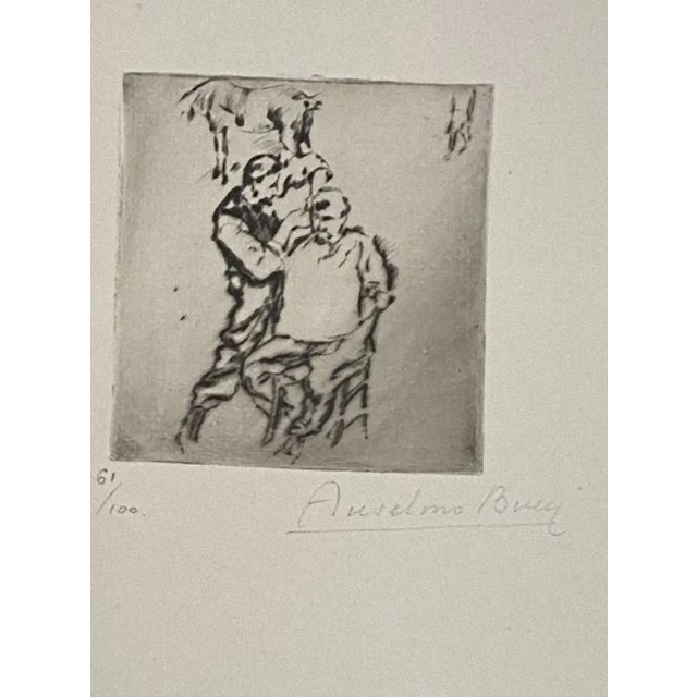 Anselmo Bucci, Military, Etching, 1917 For Sale