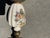 Vintage Hollywood Regency Floral Porcelain & Brass Floor Ashtray Stand For Sale In San Diego - Image 6 of 13