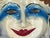 Vintage Hand Painted Papier Mache Jester Mask for your consideration. The mask measures approx. 14 inches tall, 13 1/2...