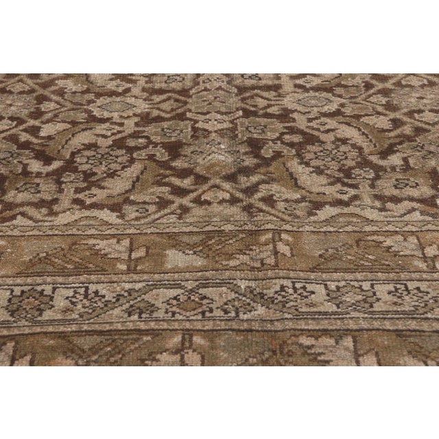 Early 20th Century Early 20th Century Antique Persian Malayer Rug - 05'00 x 09'08 For Sale - Image 5 of 9