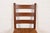 Gustav Stickley Antique Mission Oak Arts & Crafts Ladder Back Side Chairs or Dining Chairs With Rush Seats, Pair For Sale In South Bend - Image 6 of 12