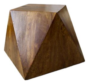 Artisan Furniture Chestnut Abstract End Table