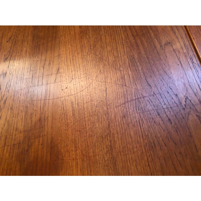 Mid 20th Century Nils Jonsson Teak Mid-Century Drop Leaf Dining Table For Sale - Image 14 of 16