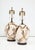 Large pair of Raku Ware lamps designed for a Steve Chase interior. The lamps have a wonderful Batik style Metallic glazed...