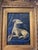 Late 20th Century Original Greyhound Oil Painting, Hand Painted Whippet Portrait, Vintage Gilded Frame, Dog Lover Wall Art, One of a Kind Artwork For Sale - Image 13 of 14