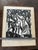 Original woodcut by Susan Rothenberg (1945–2020), presented as an artist's proof and signed in pencil. This black and...