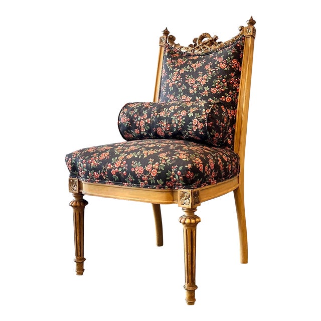 Decors Barbares Sarafane 19th Century French Carved Petite Chair For Sale