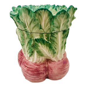 Fitz & Floyd Vegetable Garden Radish Canister