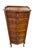 Elegant Lexington Furniture semainier crafted in richly figured cherry with graceful serpentine drawer fronts, carved...