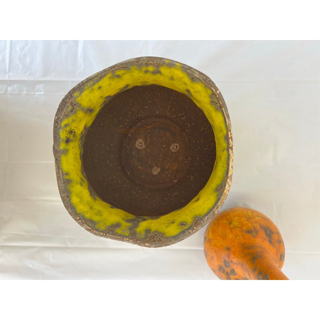 1970's Vintage Haeger Alrun Guest Pottery Lava Glaze Vases For Sale - Image 10 of 12