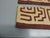 Vintage African Kuba Textile Fragments - Set of 4 Woven tan and burnt orange colors Greek key pattern. Size: From: 8” -...