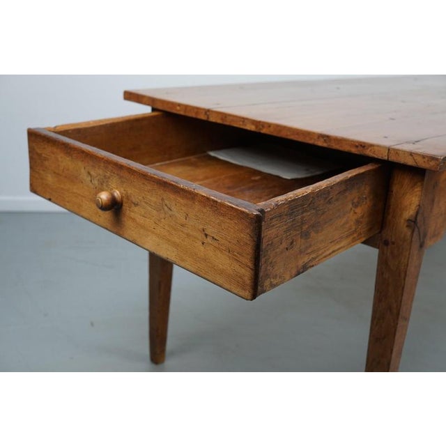 Late 19th Century French Rustic Oak Farmhouse Dining Table For Sale - Image 18 of 18