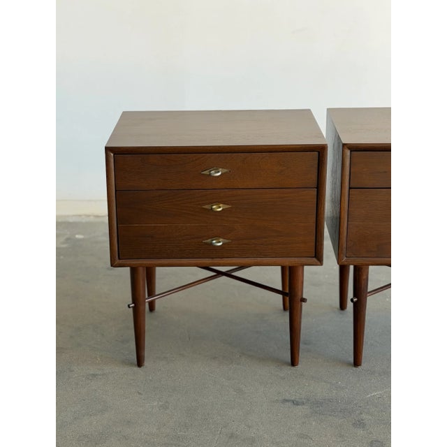 1960s 1960s Nightstands by American of Martinsville - Pair For Sale - Image 5 of 11