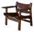 B195 Attributed to Børge Mogensen Spanish Chair in Leather & Oak, Mid-Century For Sale