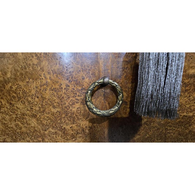 Brown French Amboyna Chest of Drawers, 1880s For Sale - Image 8 of 13