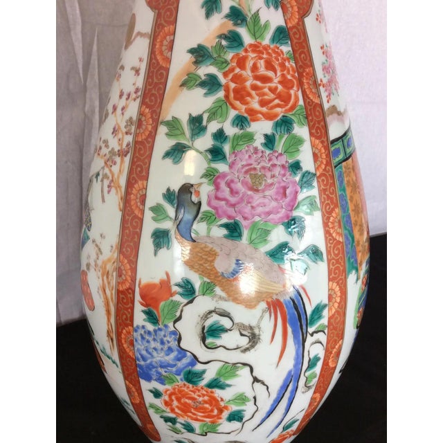 Pair of Large 19th Century Japanese Imari Porcelain Floor Vases, Meiji Period For Sale - Image 13 of 13