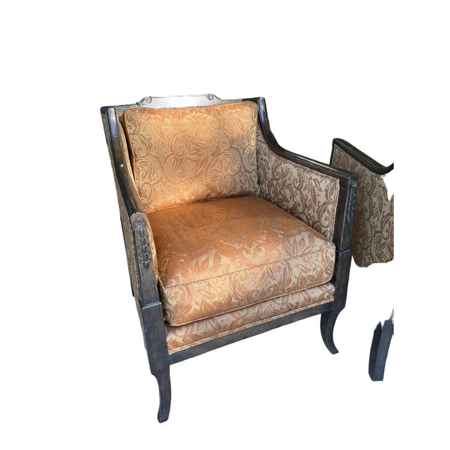 Set of Two French Country Style Accent Chairs by Guy Chaddock For Sale - Image 9 of 12