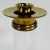 Mid 20th Century Vintage Hollywood Regency Style Brass and Lucite Candlestick Holders, a Pair For Sale - Image 5 of 7
