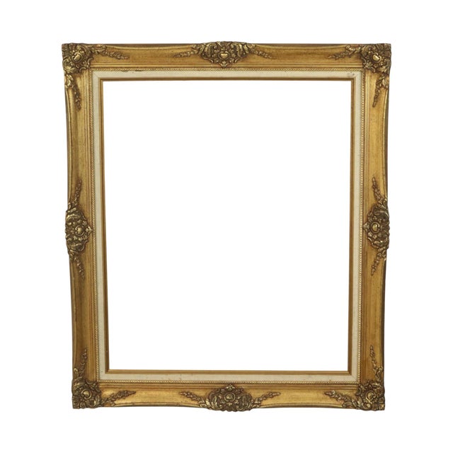 Large Baroque Style Gilt Frame, 1960s For Sale - Image 18 of 18