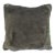 Grey Faux Rabbit Fur Pillow For Sale