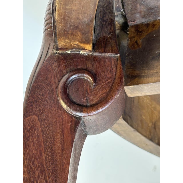 Art Nouveau Five-Legged Table with Parrots, 1890s For Sale - Image 16 of 18