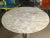 Mid 20th Century Calacatta Marble Top Dining Table Attributed to Florence Knoll For Sale - Image 10 of 13