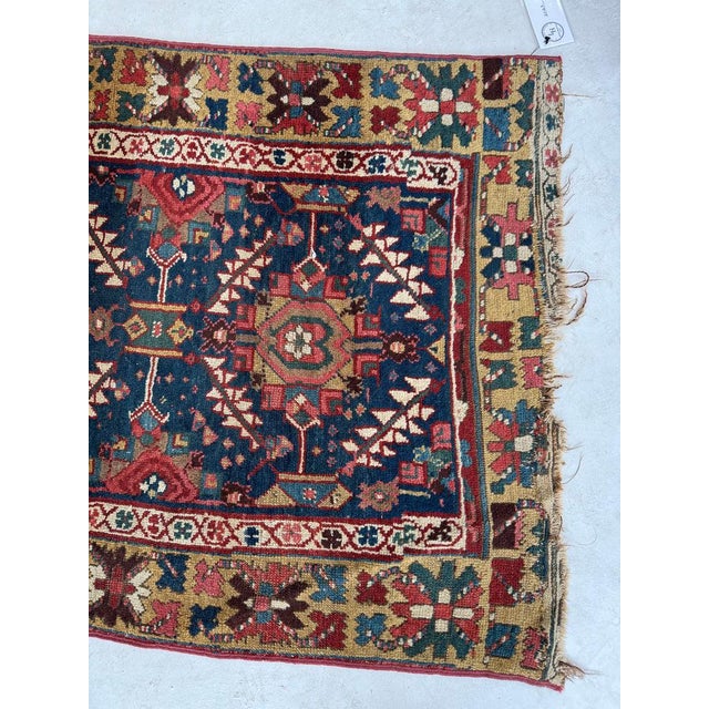 1920s Northwest Persian Runner Exotic Camel Border Rug 3 x 10.2 For Sale - Image 12 of 13