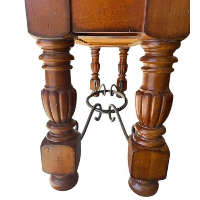 Stunning console table by Hickory White Furniture combines timeless Spanish Colonial with versatile modern utility. Key...