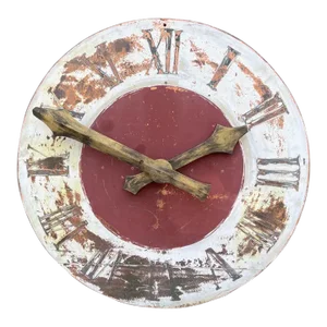 Large 1920s French Roman Numeral Clocktower Dial Copper