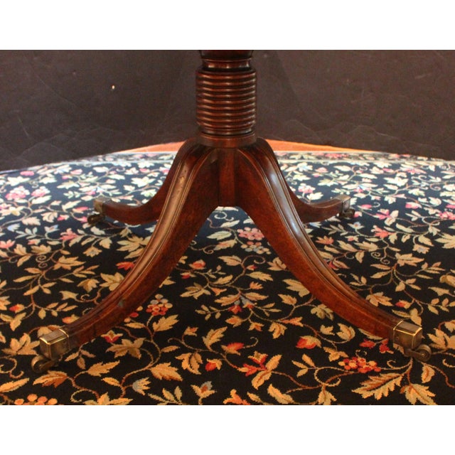 C. 1825 English Rectangular Tilt-Top Breakfast or Center Table For Sale - Image 4 of 8
