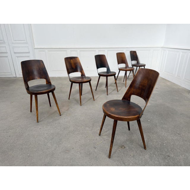 Mondor Chairs from Baumann, 1960s, Set of 6 For Sale - Image 3 of 10