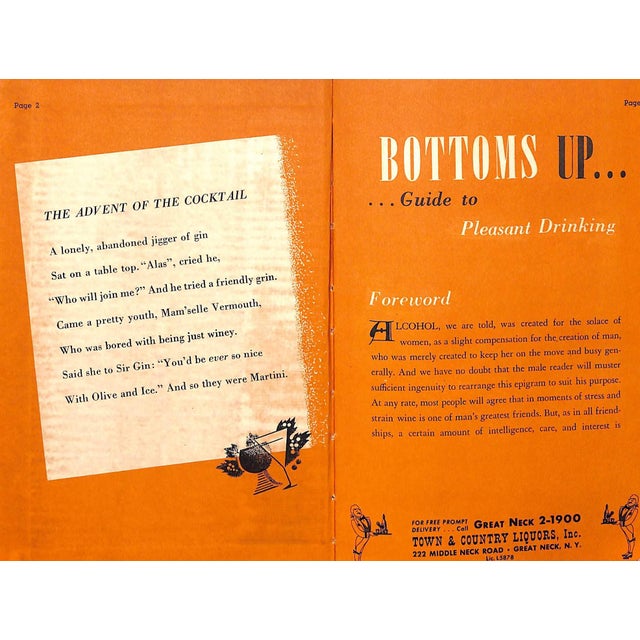 Paper "Bottoms Up... Guide to Pleasant Drinking" 1949 For Sale - Image 7 of 12