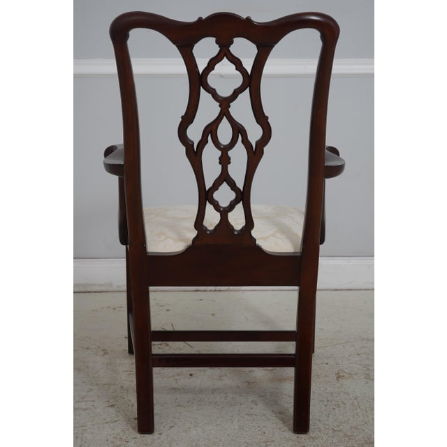 Henkel Harris Set of 8 Henkel Harris Model 115 Mahogany Dining Room Chairs For Sale - Image 4 of 18