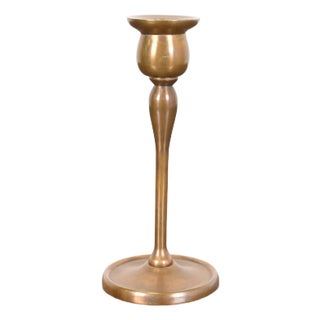 Tiffany Studios New York Bronze Candlestick, Circa 1910 For Sale