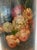 Brown Half-Moon Painted Storage Box, 1970s For Sale - Image 8 of 11
