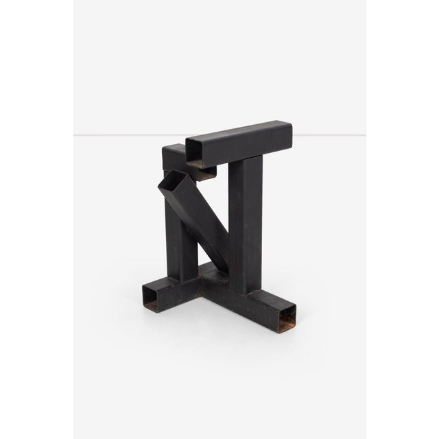 Metal 1970s Tony Rosenthal Maquette for Large T-Square Sculpture For Sale - Image 7 of 11